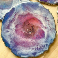 Galaxy Theme Epoxy Coasters thumbnail