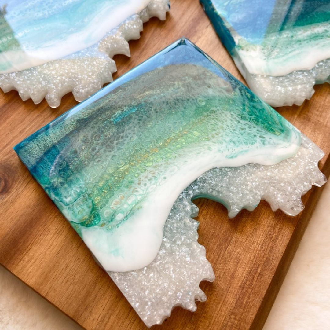 Ocean Resin Coasters