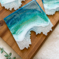 Ocean Resin Coasters thumbnail