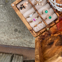 Red Epoxy Jewelry Organizer Box thumbnail