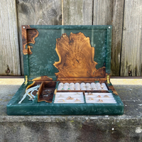 Green Epoxy Resin Jewelry Box thumbnail