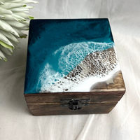 Ocean Wave Epoxy Jewelry Box thumbnail