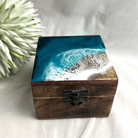 Ocean Wave Epoxy Jewelry Box thumbnail
