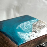Ocean Wave Epoxy Jewelry Box thumbnail