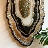 Black And White Resin Geode Painting thumbnail