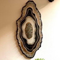 Black And White Resin Geode Painting thumbnail