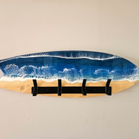 Epoxy Ocean Surf Board Coat Hanger thumbnail