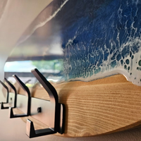 Epoxy Ocean Surf Board Coat Hanger thumbnail
