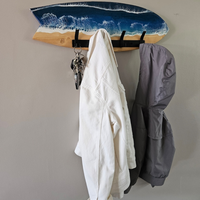 Epoxy Ocean Surf Board Coat Hanger thumbnail