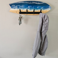 Epoxy Ocean Surf Board Coat Hanger thumbnail