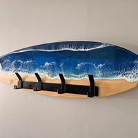 Epoxy Ocean Surf Board Coat Hanger thumbnail
