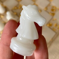 Gold and White Epoxy Chess Set thumbnail