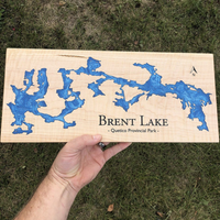 Live Edge Epoxy Lake Board thumbnail