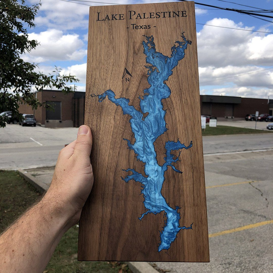 Live Edge Epoxy Lake Board