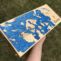 Live Edge Epoxy Lake Board thumbnail