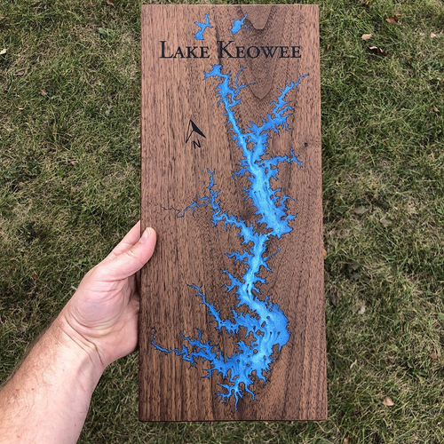 Artisanal Epoxy Lake Board