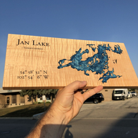 Handcrafted Epoxy Lake Board thumbnail