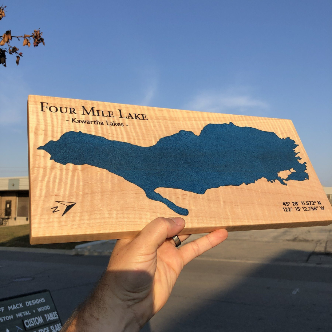 Handcrafted Epoxy Lake Board