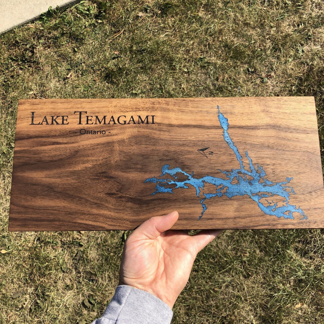 Artisanal Epoxy Lake Board