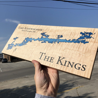 Lake Epoxy Map Board thumbnail
