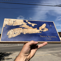 Lake Epoxy Map Board thumbnail