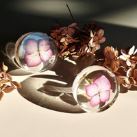 Epoxy Floral Clear Knobs thumbnail