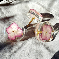 Epoxy Floral Clear Knobs thumbnail