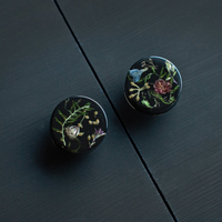 Abstract black Epoxy Cabinet Knobs thumbnail