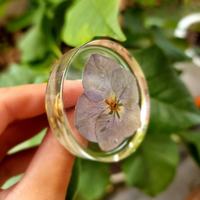 Epoxy Vintage Knob With Flowers thumbnail