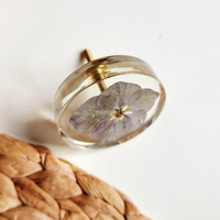 Epoxy Vintage Knob With Flowers thumbnail