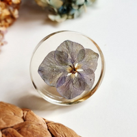 Epoxy Vintage Knob With Flowers thumbnail