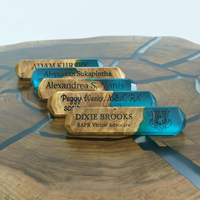 Engraved Wooden Epoxy Name Sign thumbnail