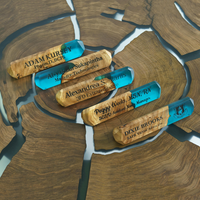 Engraved Wooden Epoxy Name Sign thumbnail