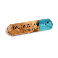 Engraved Wooden Epoxy Name Sign thumbnail