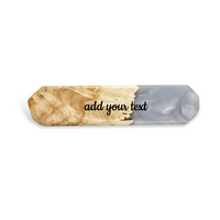 Epoxy Wooden name sign for desk thumbnail