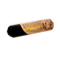 Resin & wood desk name plaque thumbnail