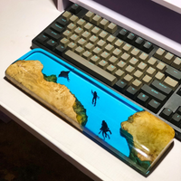 Custom Wood And Resin Wrist Rest thumbnail