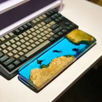 Custom Wood And Resin Wrist Rest thumbnail