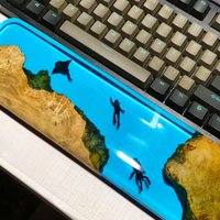 Custom Wood And Resin Wrist Rest thumbnail