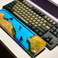 Custom Wood And Resin Wrist Rest thumbnail
