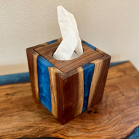 Blue wave Epoxy Tissue Boxes thumbnail