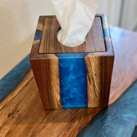 Blue wave Epoxy Tissue Boxes thumbnail