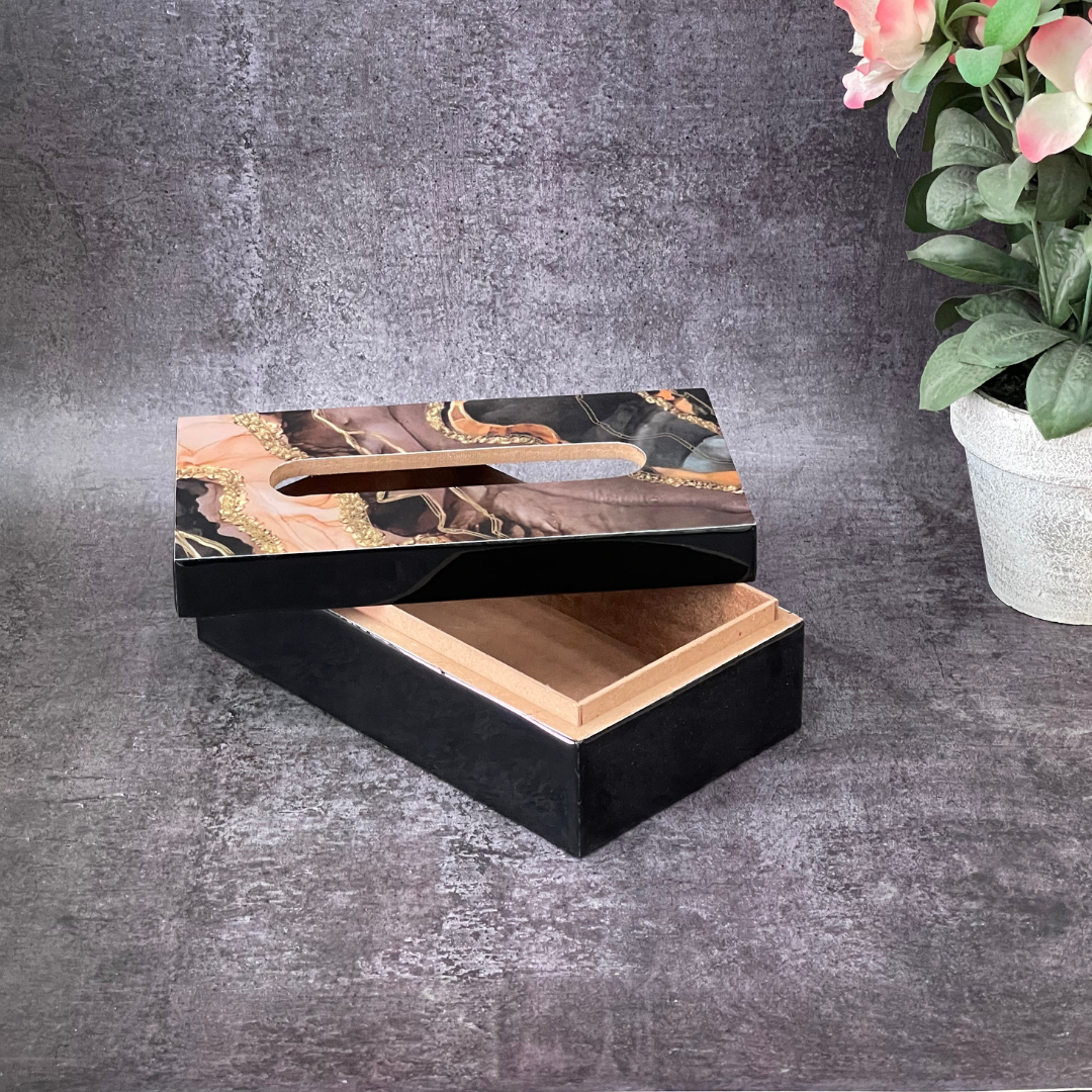 Wave Wonder Epoxy Tissue Box