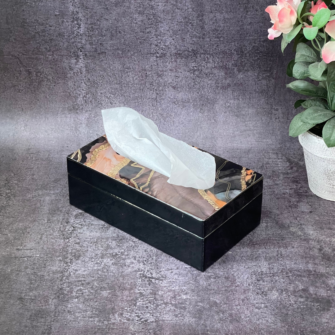 Wave Wonder Epoxy Tissue Box