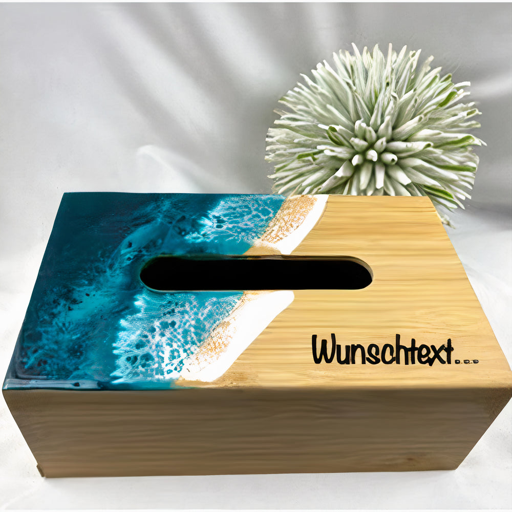 Epoxy Beach Theme Tissue Boxes