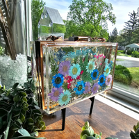 Epoxy Floral Clutch thumbnail
