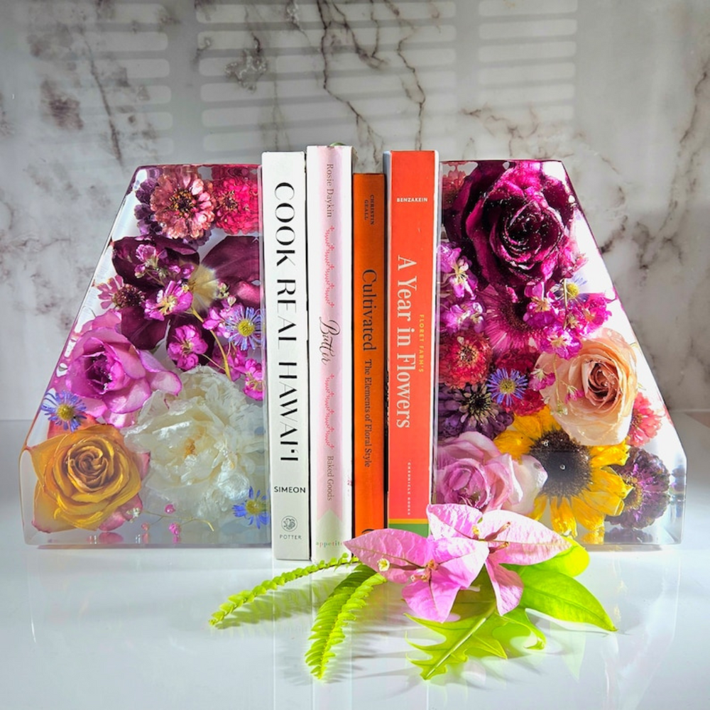 Custom Epoxy Bookends