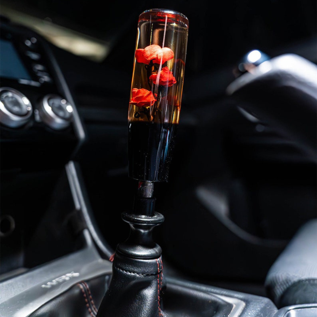 Deadly Red Roses 6 Inch Shift Knob