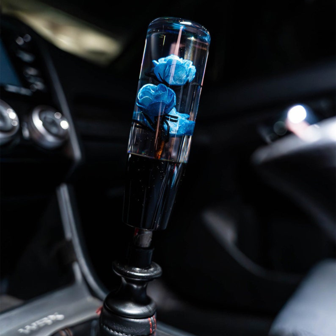 Blue Roses 6 Inch Shift Knob