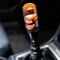Peach Orange Clear Roses Shift Knob thumbnail